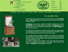Tablet Screenshot of meubles-hay.fr